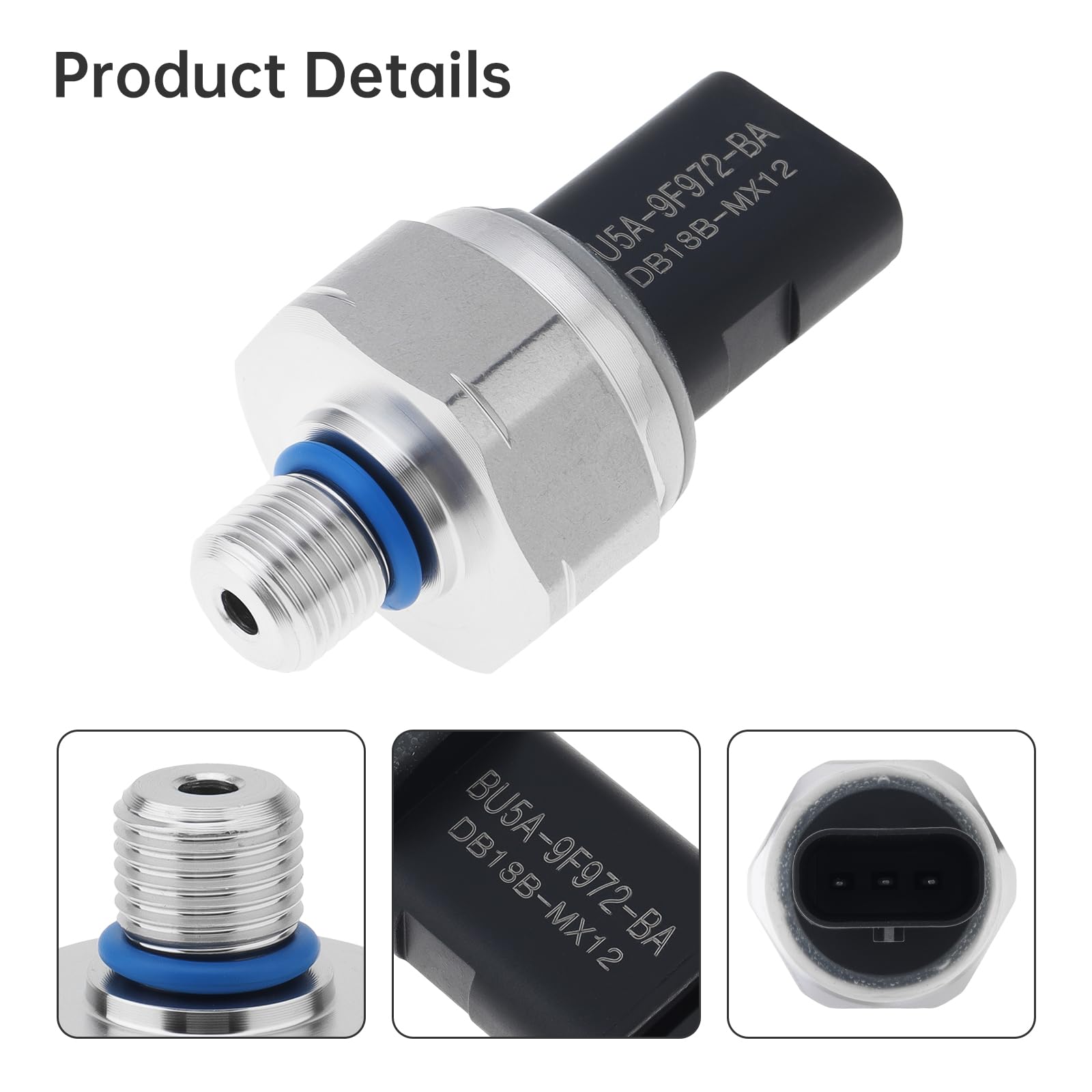 Sensore di pressione del carburante compatibile con Ford Lincoln, sostituisce BU5A-9F972-CA、BU5Z-9F972-B、CM-5250