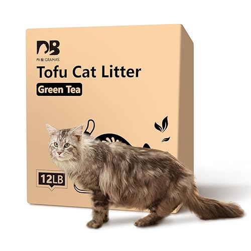DI BI GRAMAS Cat Litter 12LB/2 Packs Dust-Free Clumping Tofu
