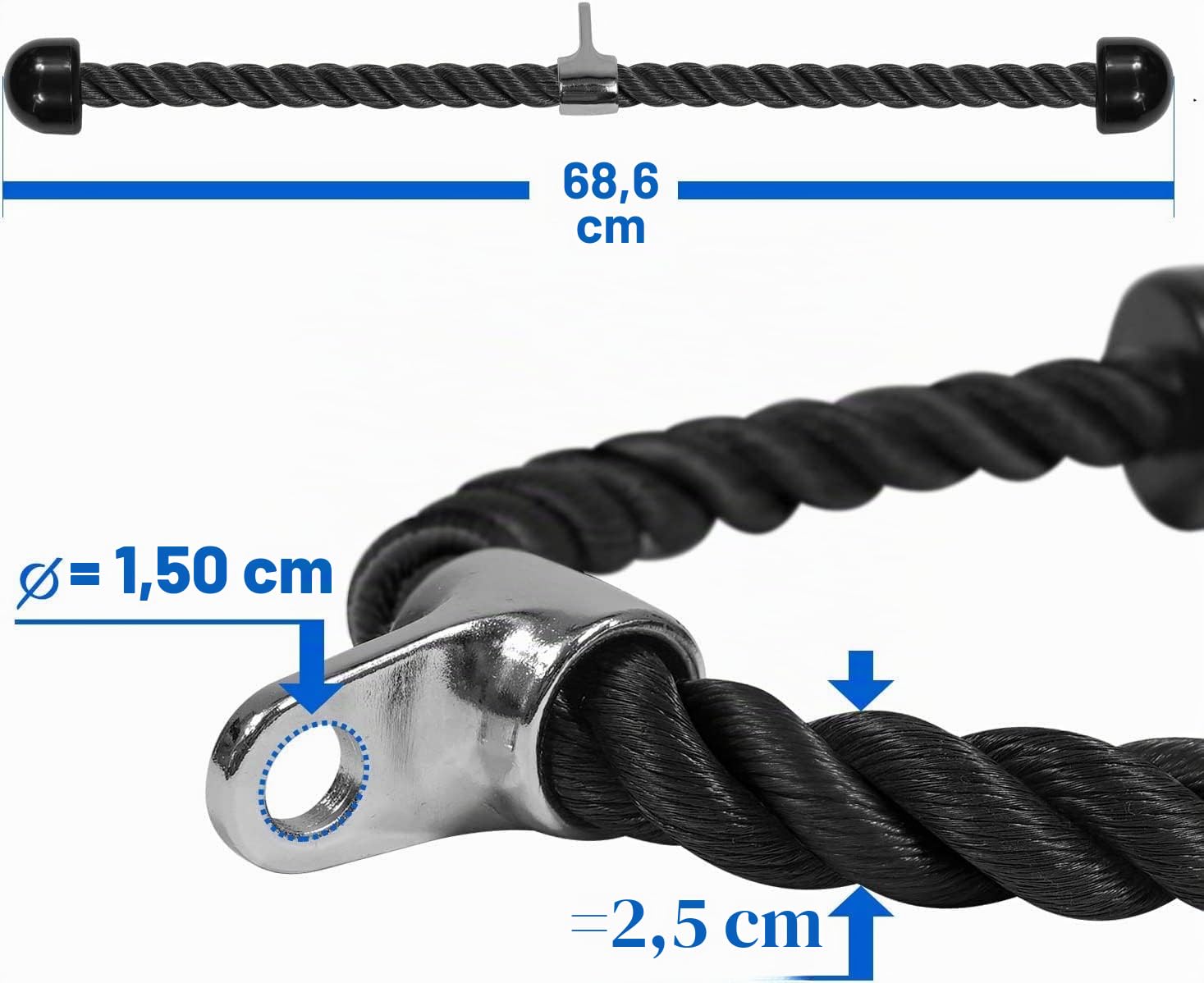 Yes4All Deluxe T-Bar Row Platform Landmine Attachment - Girevole a 360° e facile da installare - Si adatta a barre standard e olimpiche da 1"