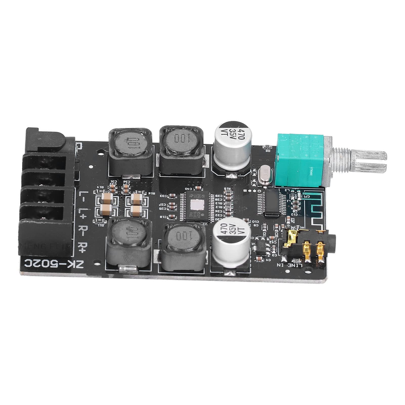 Garosa Carte D'amplificateur de Puissance HIFI ZK 502C, Carte AMP Audio Haute Puissance, Inductance de Filtre Sonore Clair TPA3116