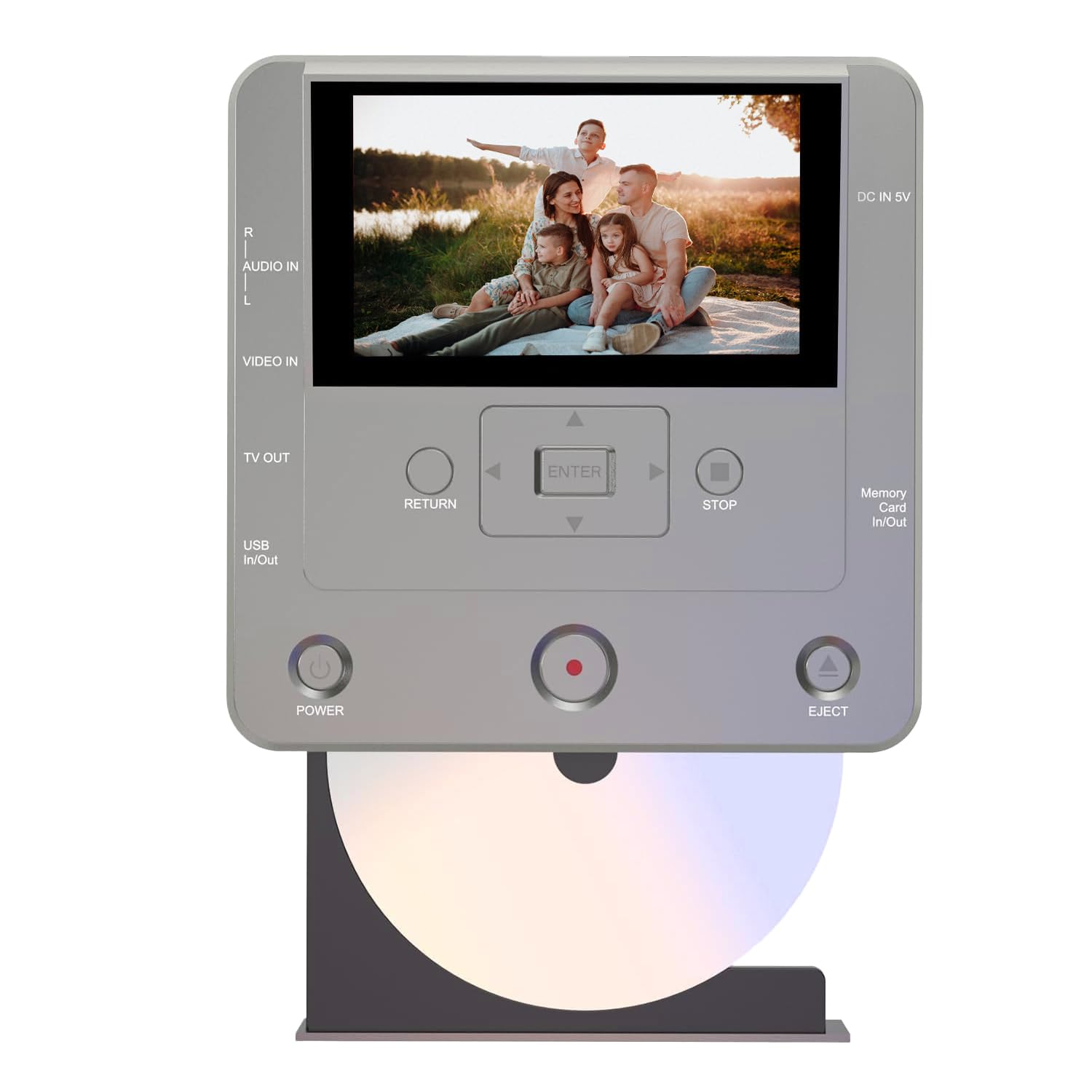Registratore da VHS a DVD, convertitore da VHS a DVD, converte VHS, videoregistratore, videocamera in DVD, USB, scheda SD, Smart Phone WiFi a DVD, USB, SD, copia HDD, registratore multimediale APP