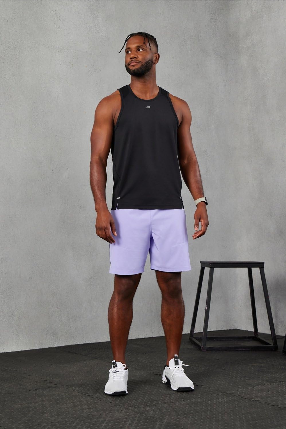 Fabletics Men's The 02 Tank, Performance Running, Jogging, Training, Ultra Lightweight, Reflective, Breathable - Image 3