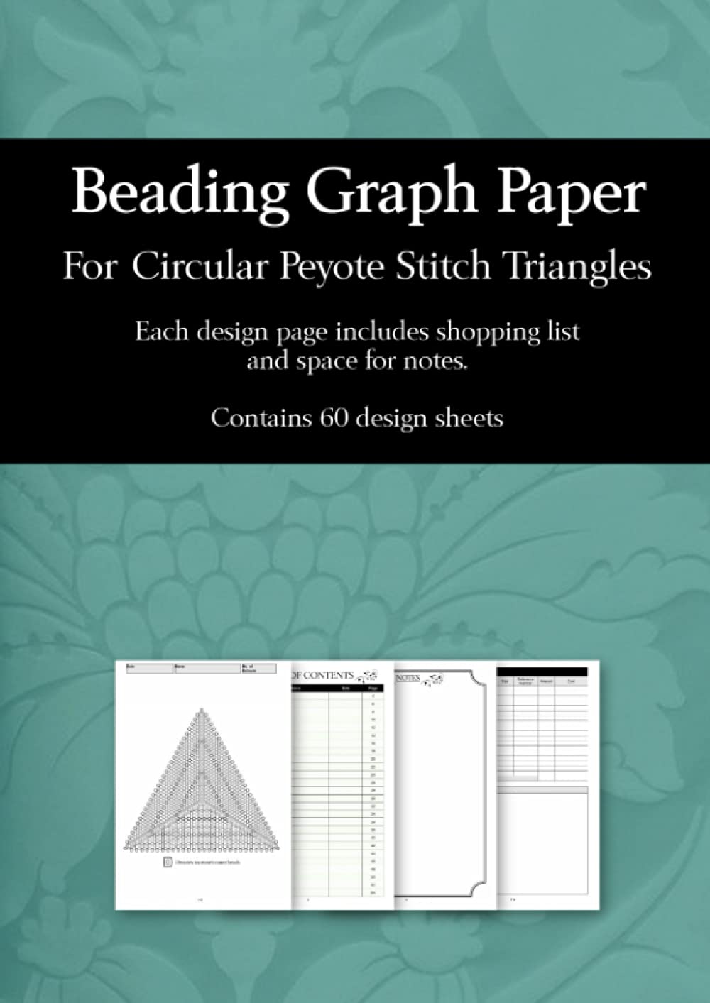 Graph Paper for Circular Peyote Stitch Triangles Contains 60 Design