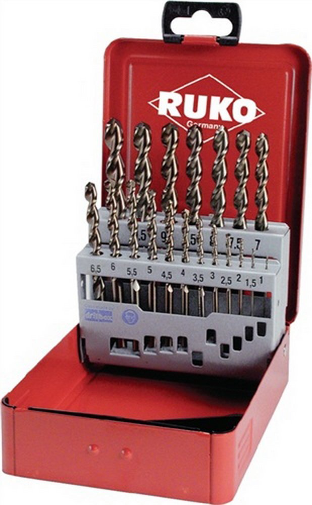 Ruko - Jg Brocas Hss Co - 19 Pcs