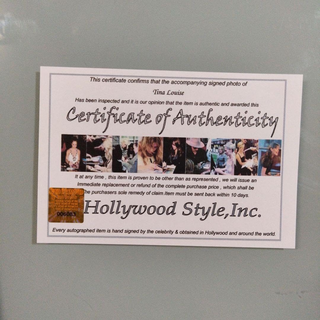 Amazon.co.jp: ティナ ルイーズ直筆サイン入り超大型写真…悪党谷の二人  