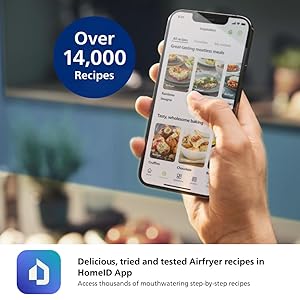 Philips Air Fryer 2000 Series - 13-in-1 functions, 6.6 Quarts, Compact Design with Cooking Window, Black, (NA231/00)