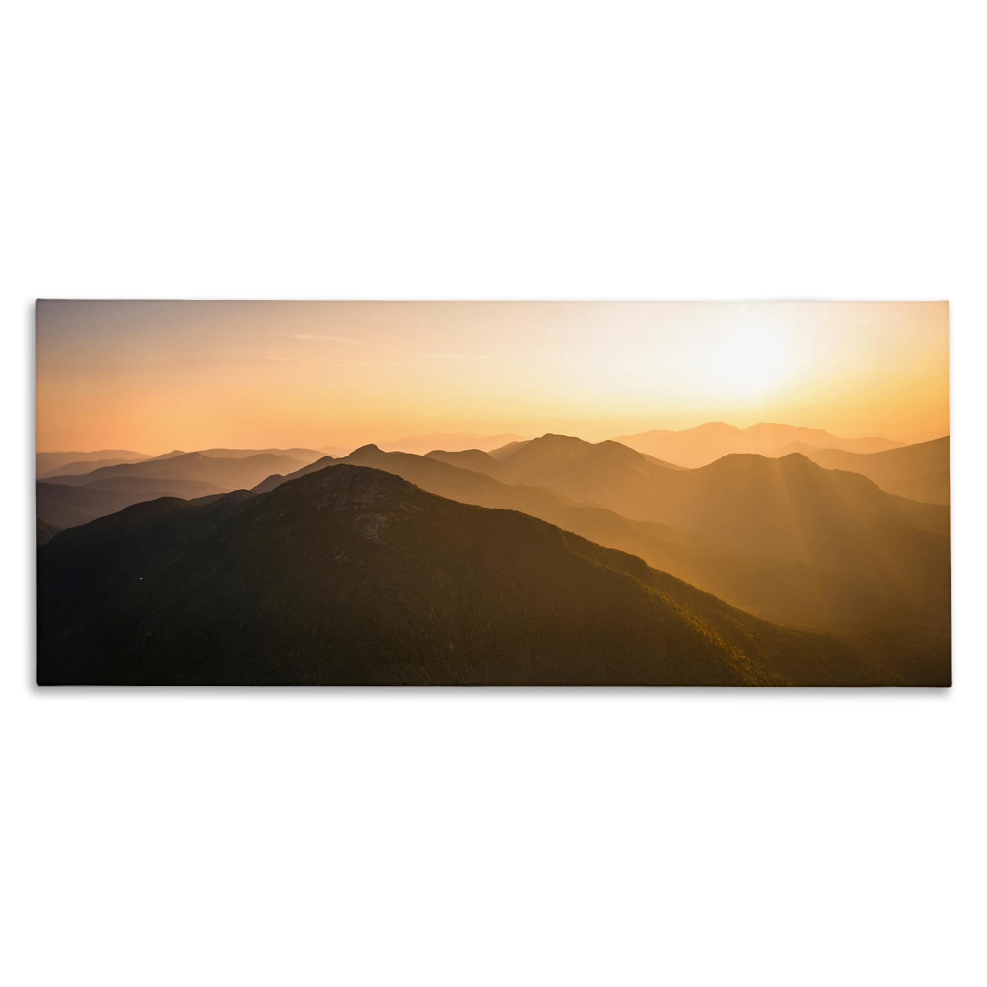 Stupell Industries Unframed Adirondacks Sunrise Landscape, 10 X 24 Inch Canvas Wall Art