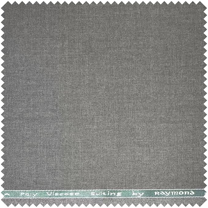 Raymond Mens Unstitched Trouser Fabrics (LESS WRINKLES, All Weather Fabric, Premium Fabric) (MEDIUM GREY, 1.2 METERS FOR TROUSER)