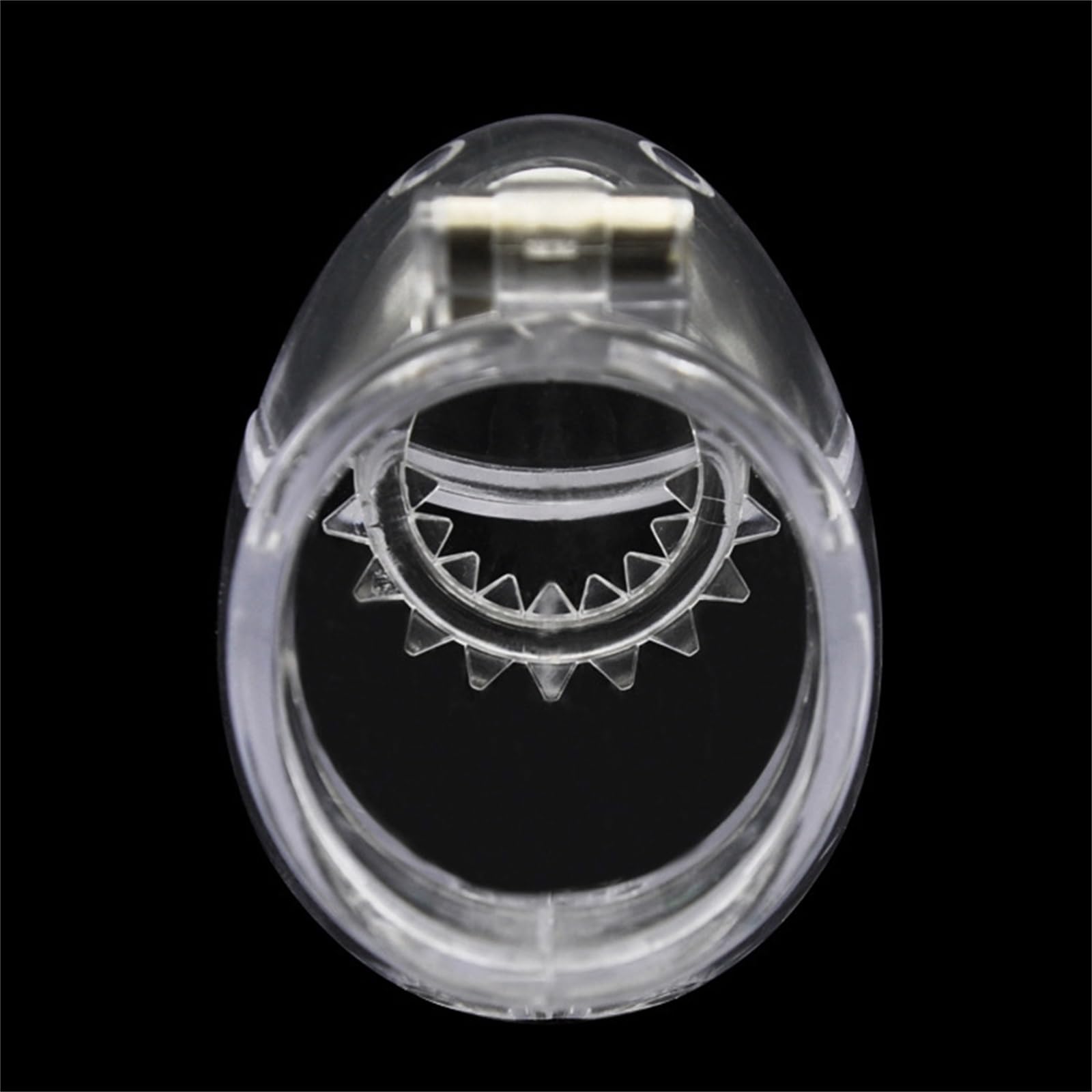 Cintura di castità per uomo, Bondage completo Gabbia per pene Extreme Cb6000 Gabbia di castità tipo uovo PC Gabbia di castità trasparente Gabbia per cuoco Gabbia di castità(Dornig,52mm)