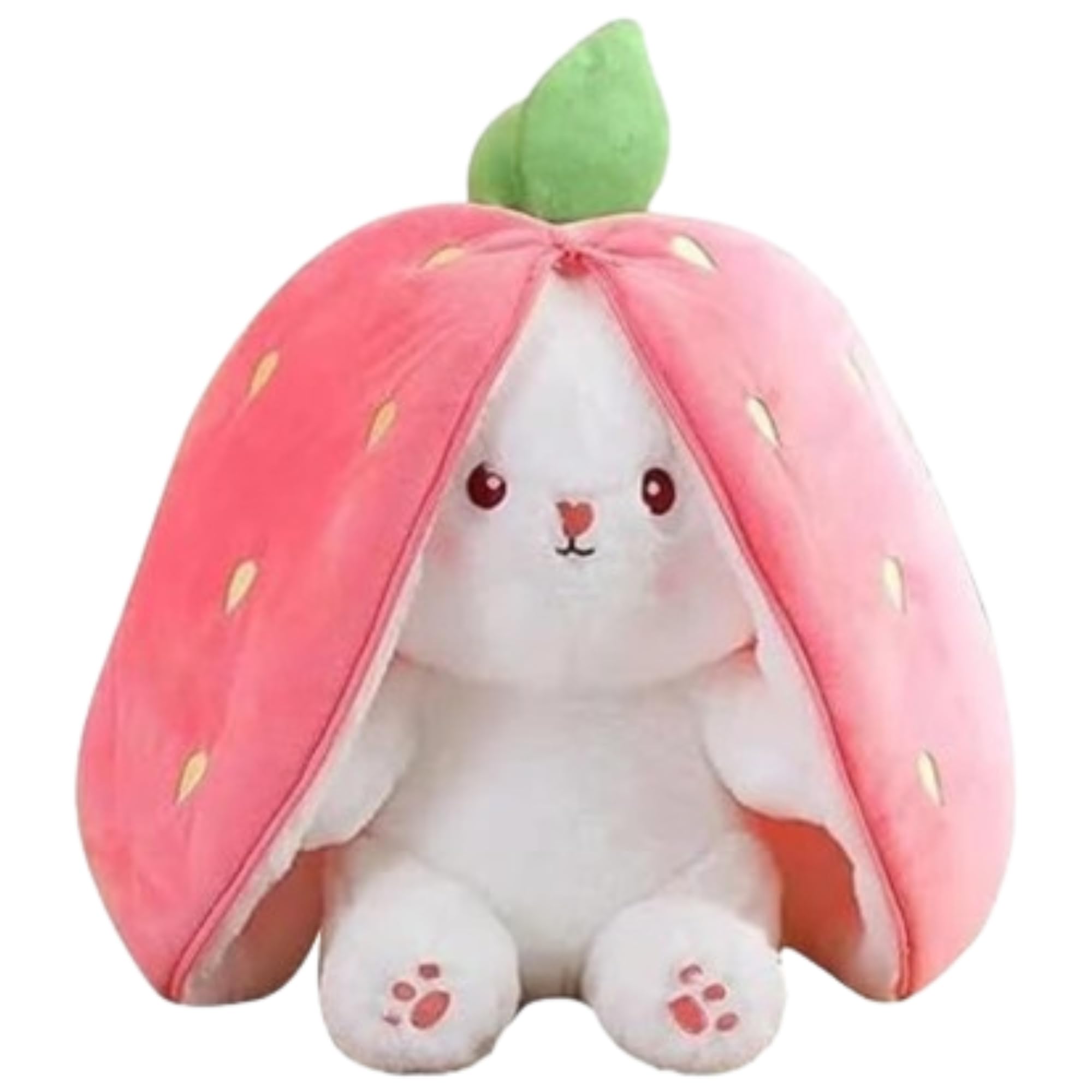Toysbrill® - Zipper Bunny Plush Toy (30 cm, Pink), Reversible Bunny Soft Toy, Kids Toy Rabbit Soft, Rabbit Soft Toy, Pink Stuffed Bunny Rabbit, Rabbit Soft Toy, Soft Toy (B0DC3LH8DW) Amazon Price History, Amazon Price Tracker