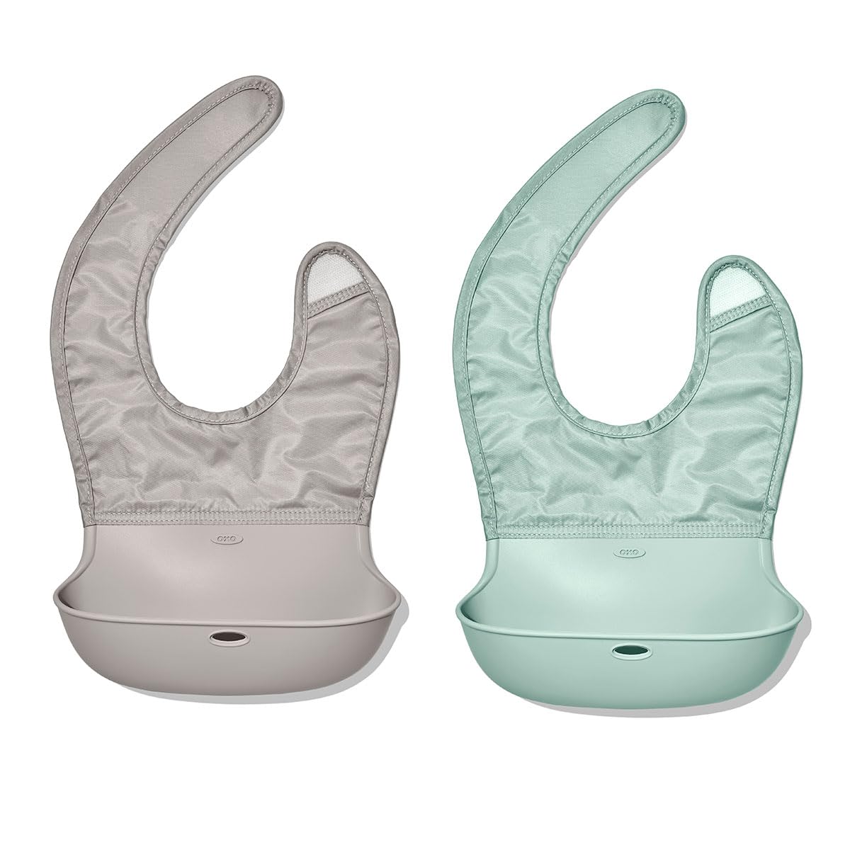OXO TotRoll-Up Bib - 2 Pack - Drizzle and Opal
