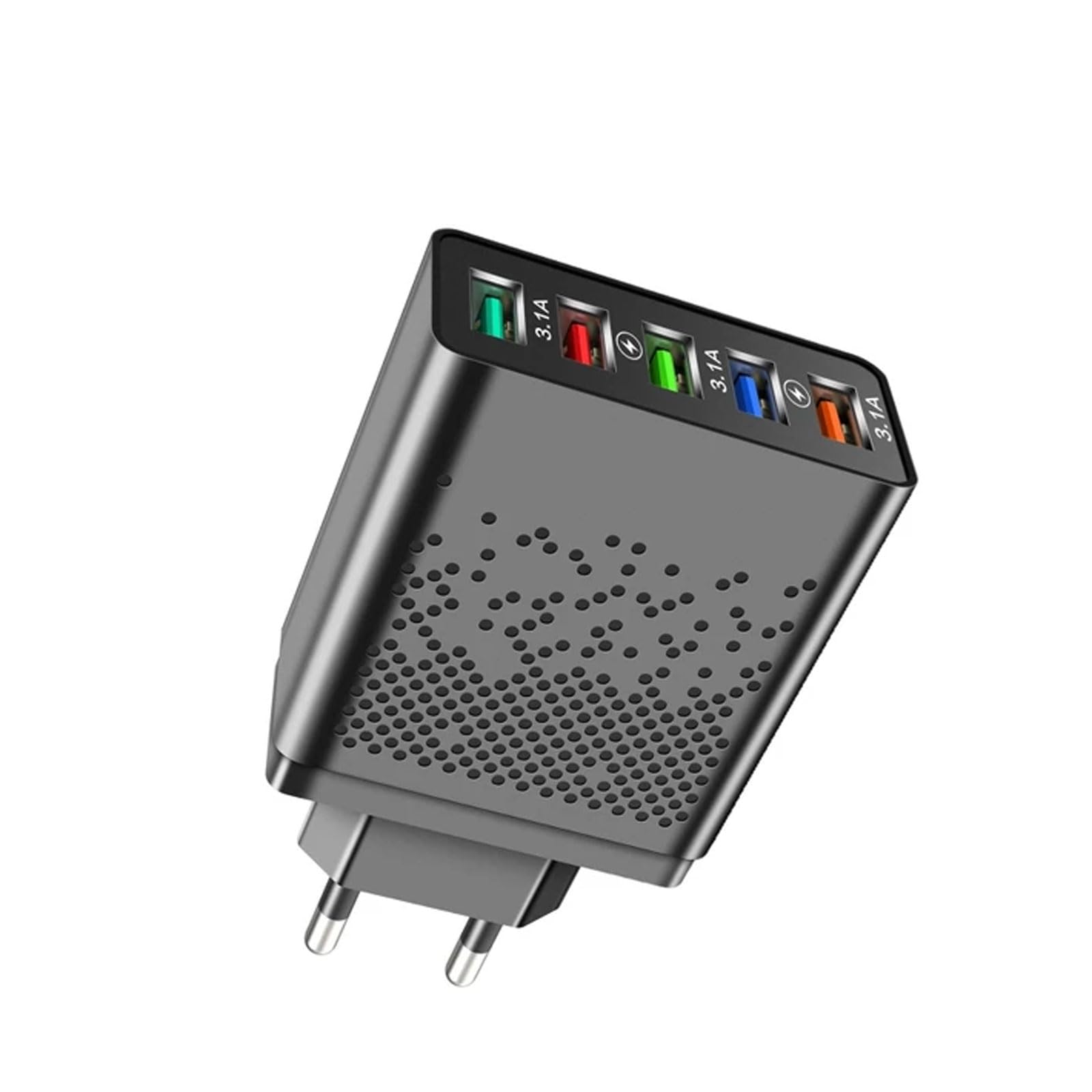 شحن سريع التوصيل مكعب 5 منافذ محول الطاقة 48 واط 3.1a USB مهايئ شاحن للهاتف الاتحاد الأوروبي/الولايات المتحدة التوصيل الجدار شاحن