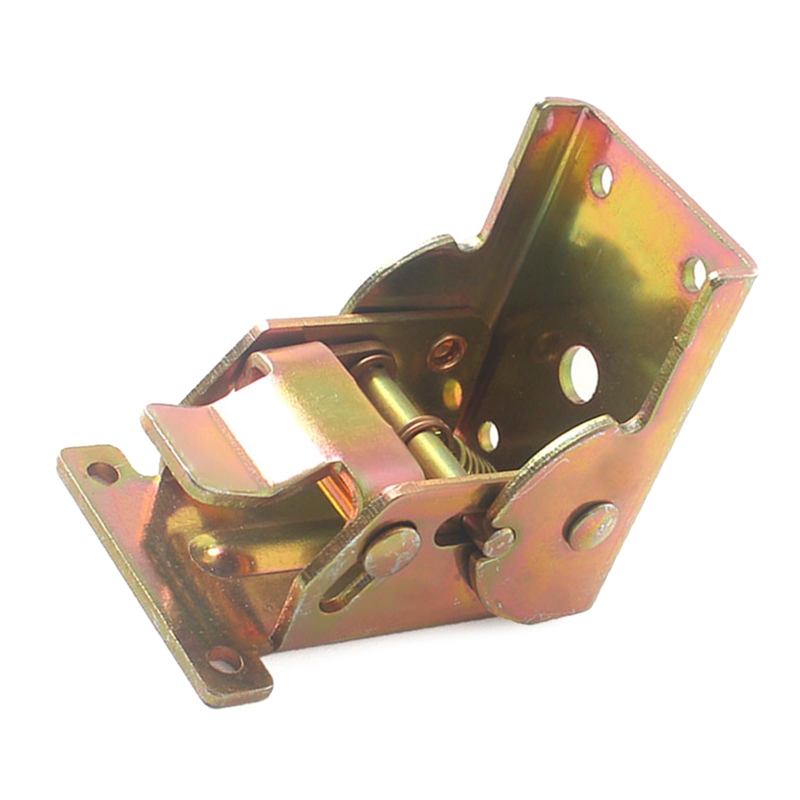 Buxuaaaa Color Zinc 90 Degree Locking Folding Hinges High Load Capacity Hinges Shelf Brackets For Table Bed Legs & Workbench Foldable Table Leg
