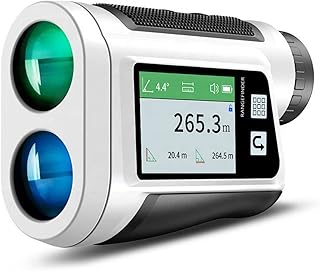 OUSIKA Golf Rangefinder, 600m-1500m, Charging, Touch Screen, Golf Laser Rangefinder, Telescope, Voice Broadcast, Height Measurement, Angle Measurement Rangefinder