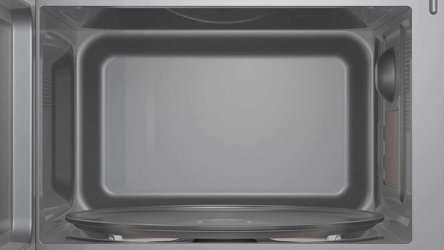 Bosch Home & Kitchen Appliances Bosch Serie 2 FFL023MS2B Freestanding microwave, 44 x 26 cm, Stainless steel - Image 5