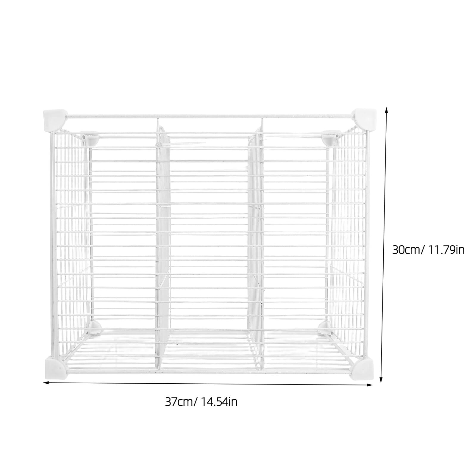 Sewroro Gefriertruhen Organizer aus Metall mit 3 Fächern Temperaturbeständige Gefrierbox Zur Lebensmittelaufbewahrung Modularer Kühlschrank Regaleinsatz für Effiziente Sortierung