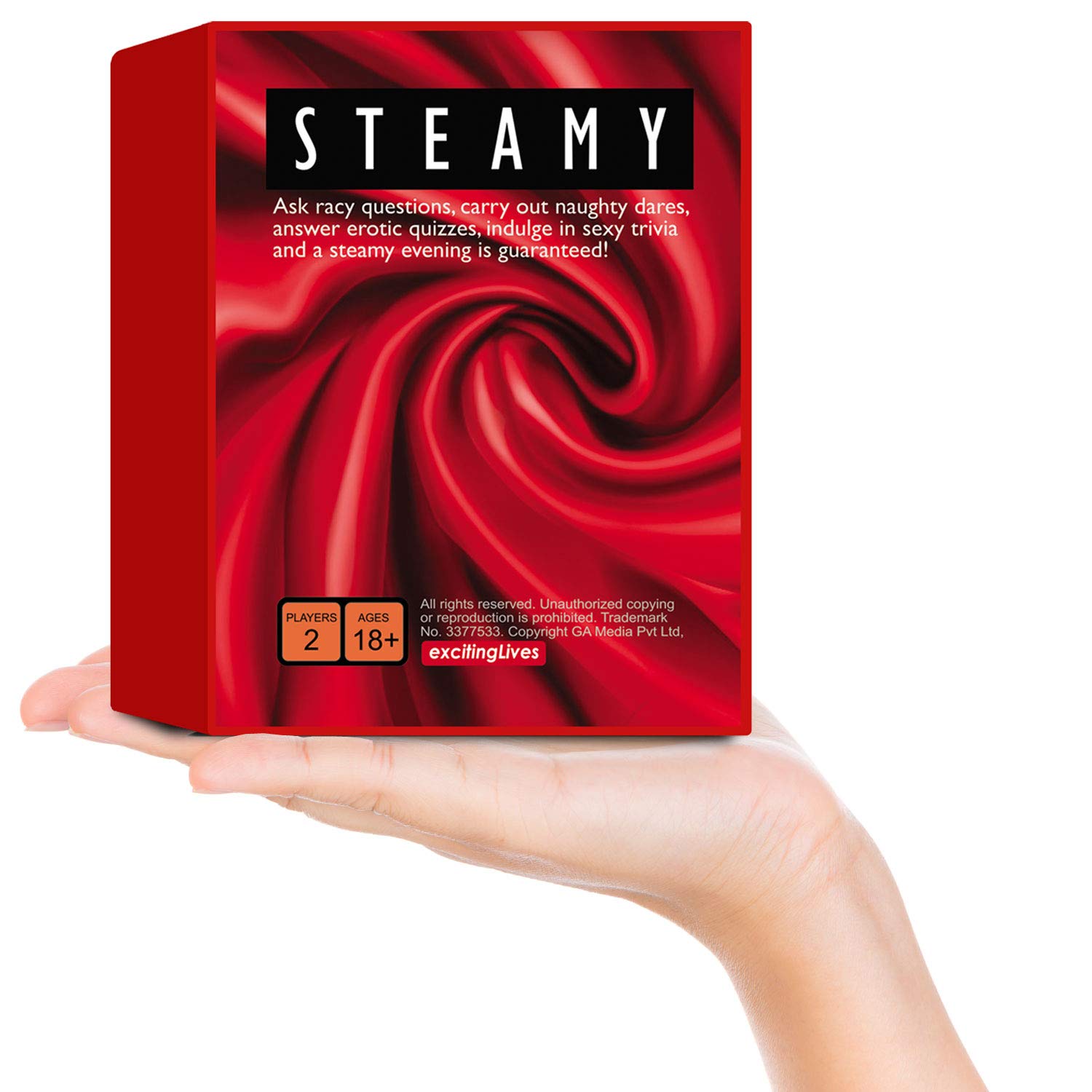 Steamy Romantisches Gesprächsspiel mit spannenden Fragen & Aktionen für Paare Spaß