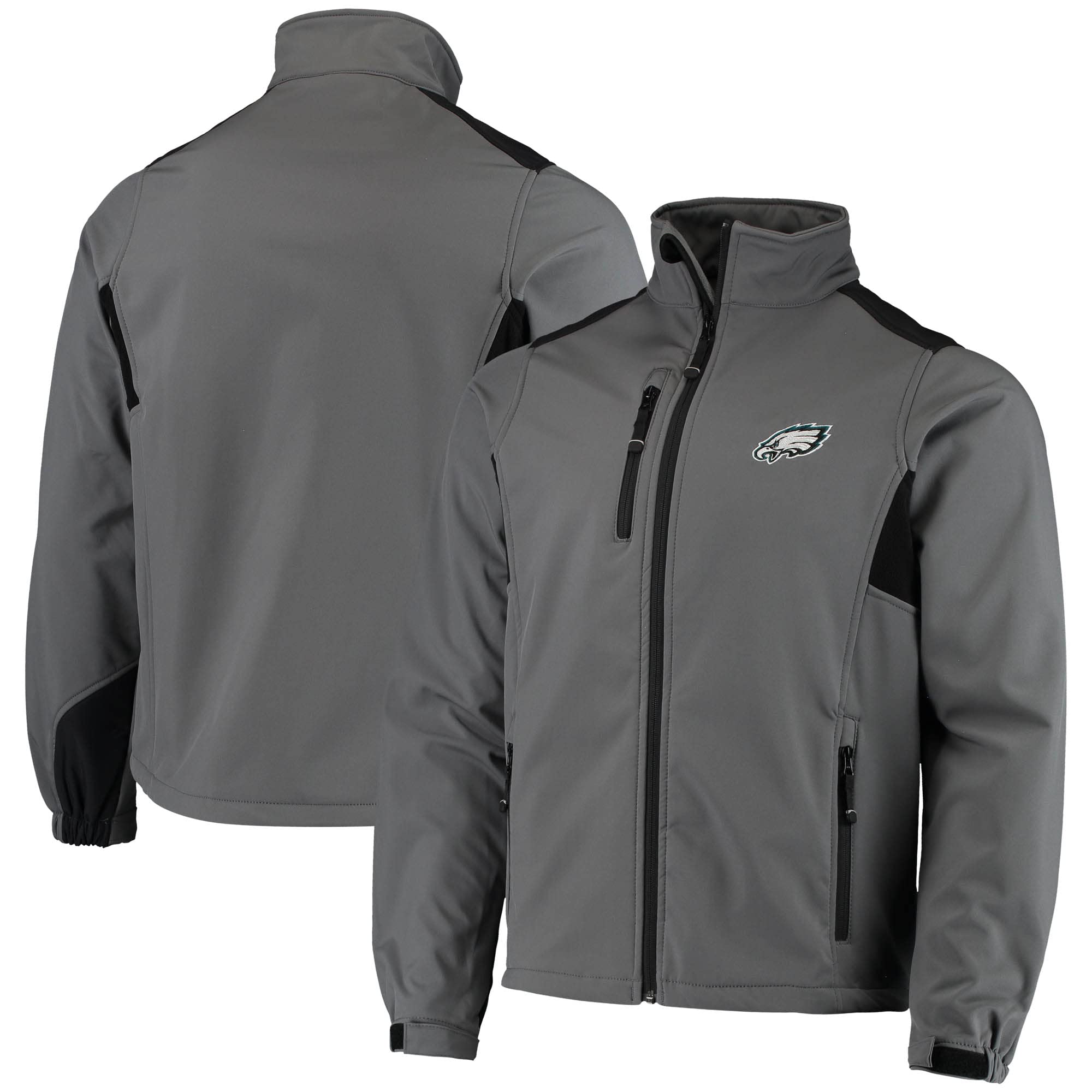 dunbrooke Men's Navy Chicago Bears Softshell Fleece Full-Zip Jacket