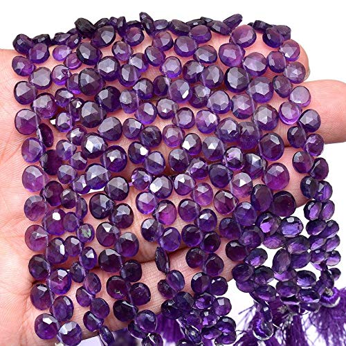 Améthyste 8mm perles facettées de qualité supérieure AAA+ pour bijoux d'exception