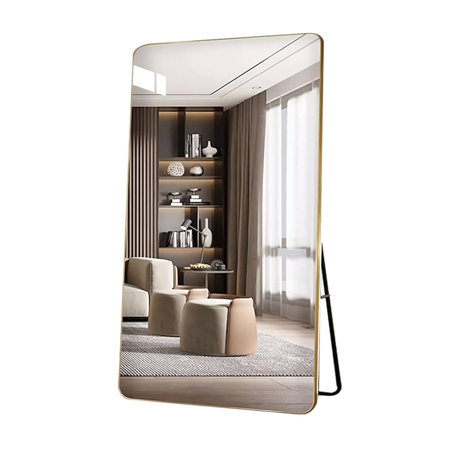 Amazon.co.jp: WISDHM 全身鏡 姿見鏡 2Way 壁掛け鏡 スタンド