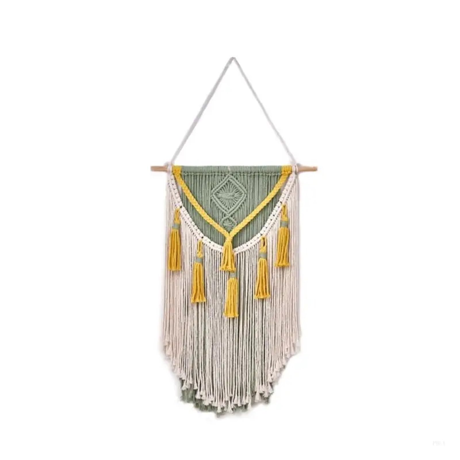 FGUJSUR Tapestry Wall Hanging Handcraft Cotton Rope Colorful Tassels Macrames Tapestry Wall Hanging Ornament Backdrops For Living Room Bedroom Decors(Color 02)