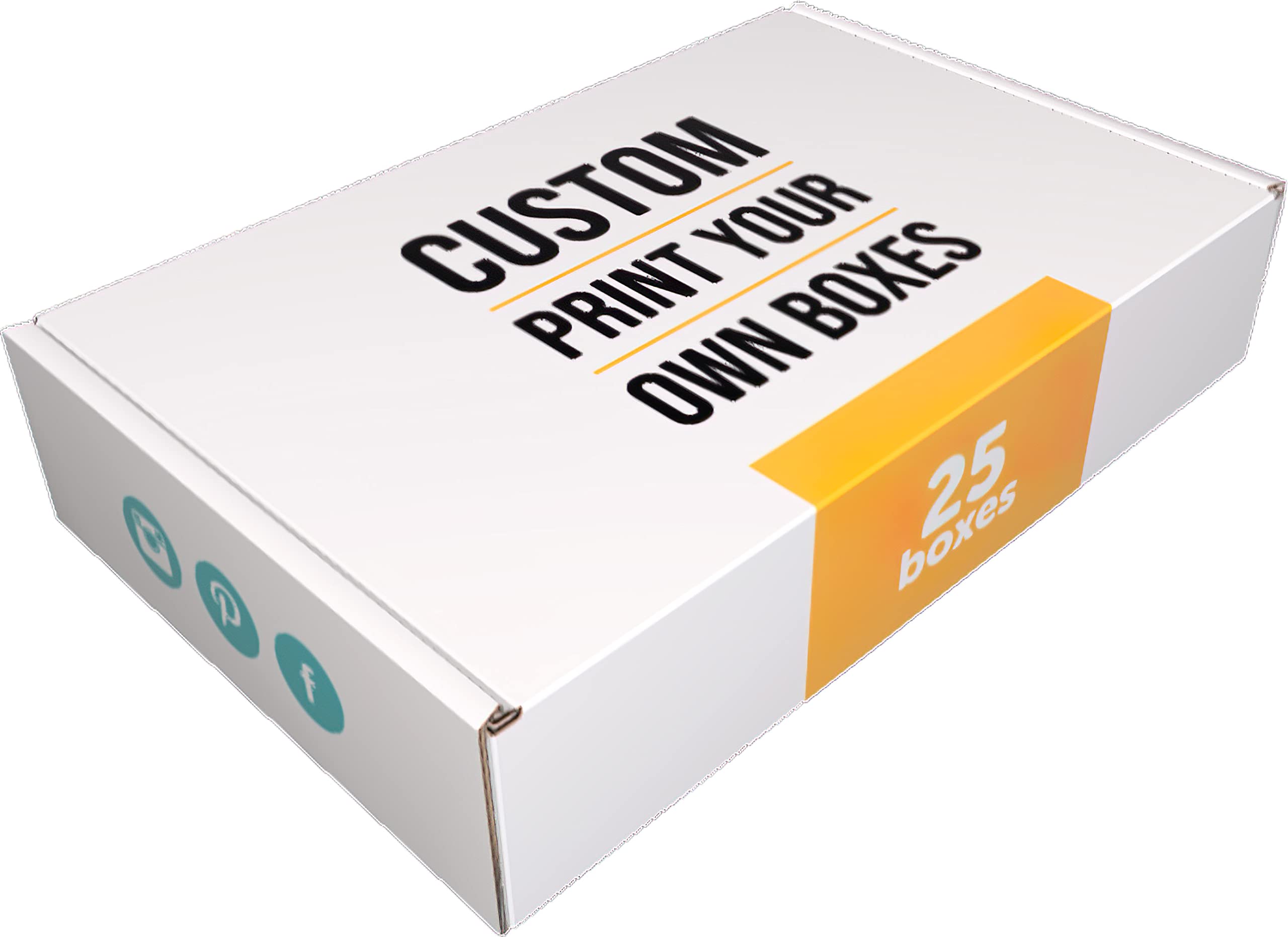 Amazon.com: 9x6x2 in. Personalized Shipping Boxes (25 Pack