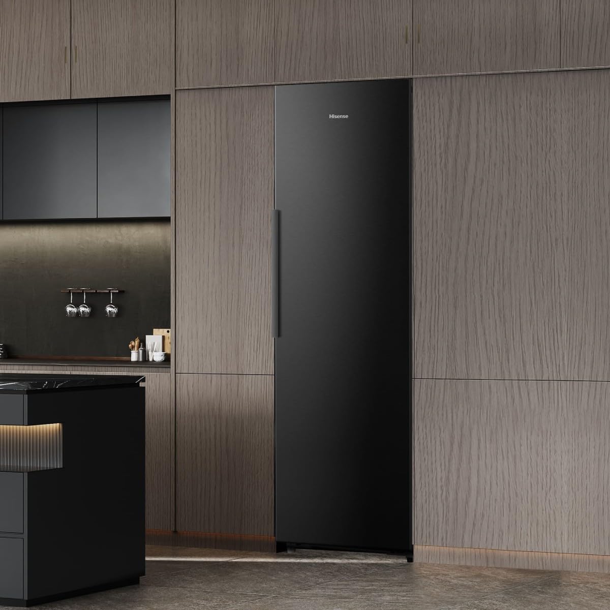 Hisense Refrigerador 372 L negro - RL3K370SAFC