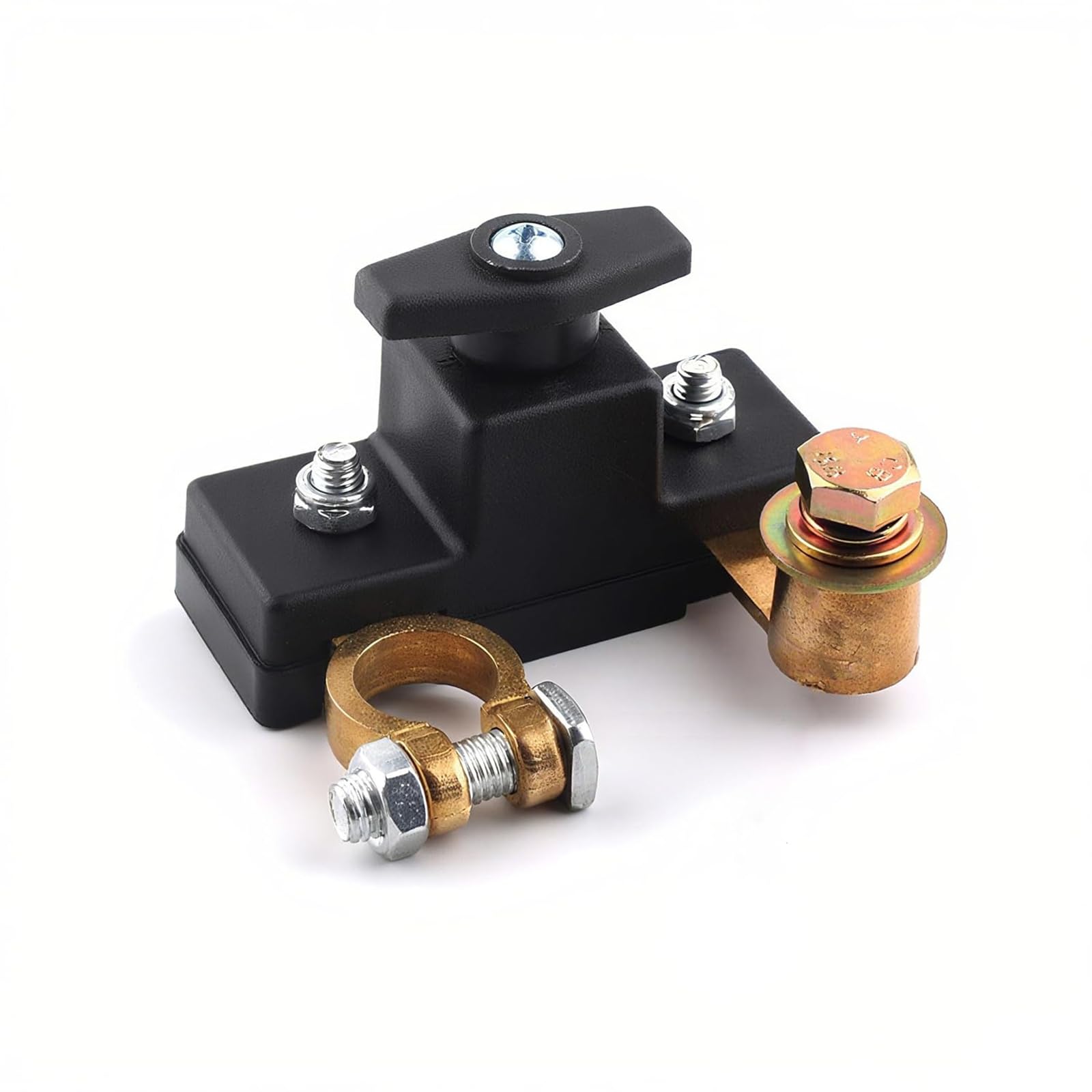 Car Battery Disconnect Switch 12V/24V Heavy Duty Battery Kill Switch Battery Isolator Power Cut Off Switches for Preventing Battery Drain of RV Truck Marine Boat (Negative Terminal)-image-45