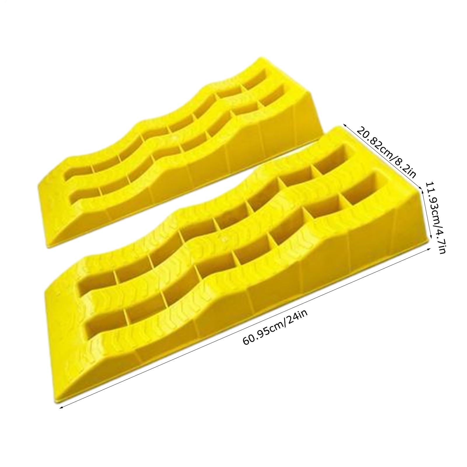 Livellatore per ruote di livellamento | Livellatore per rimorchio a 3 | 2 pezzi, di livellamento per ruote camper - Cunei ruota e livellatori di rimorchio, leggeri per cam