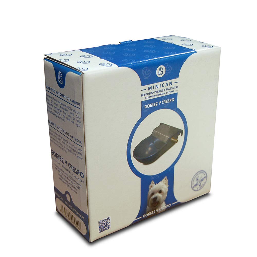 Bebedero CANINO Mini Aluminio Salida Lateral