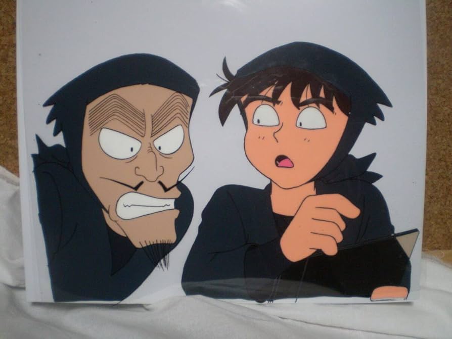 Amazon.co.jp: 忍たま乱太郎セル画（山田先生土井先生）2枚 : ホビー