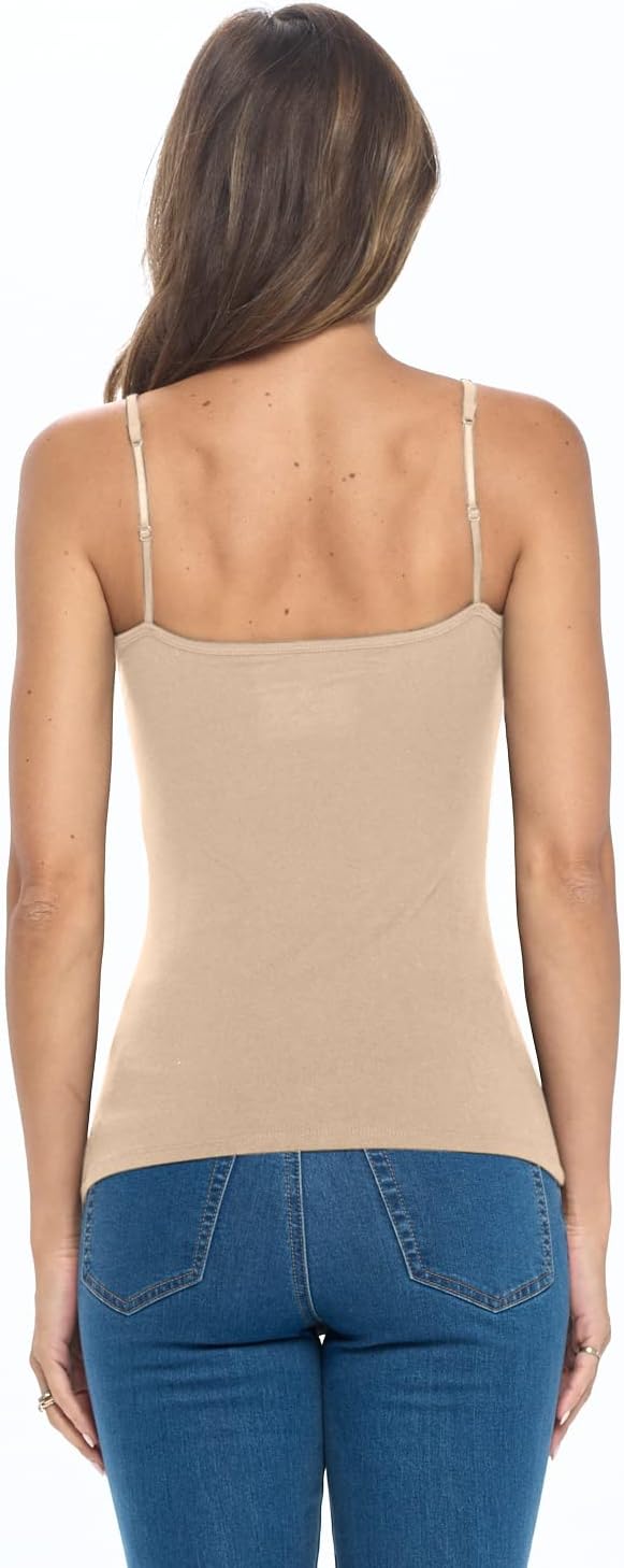 Natural Uniforms Women's Camisole Tank Top-Breathable Cotton Stretch - Image 4