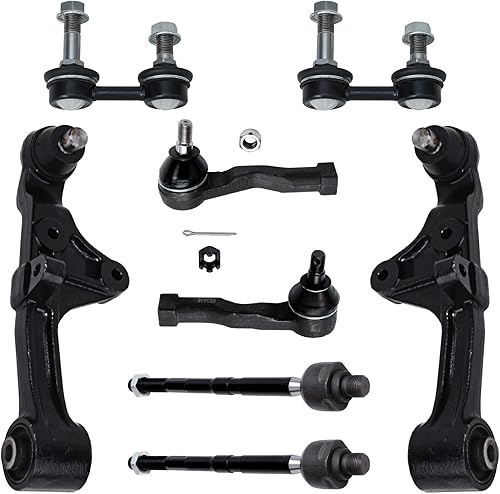 Miniatura 80 de Detroit Axle - Kit de suspensión delantera de 8 piezas para Toyota Sienna 2004-2010, brazos de control inferiores con rótulas interiores exteriores
