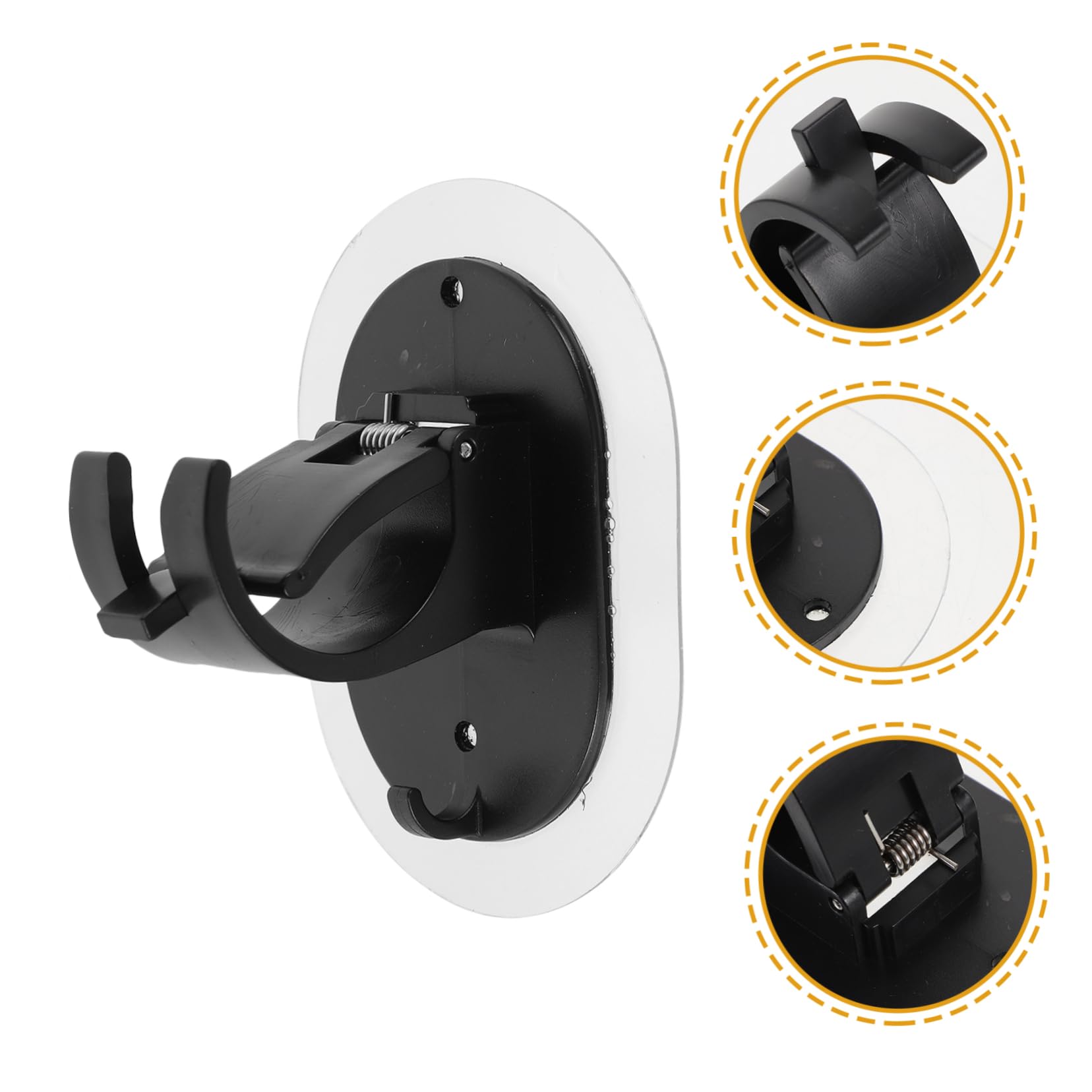 MAGICLULU 3 Ensembles Pinces pour Tringles À Rideaux Crochets Supports Universels pour Tringles À Rideaux Supports De Fixation pour Tringles À Rideaux Supports De Fixation 4 pièces * 3