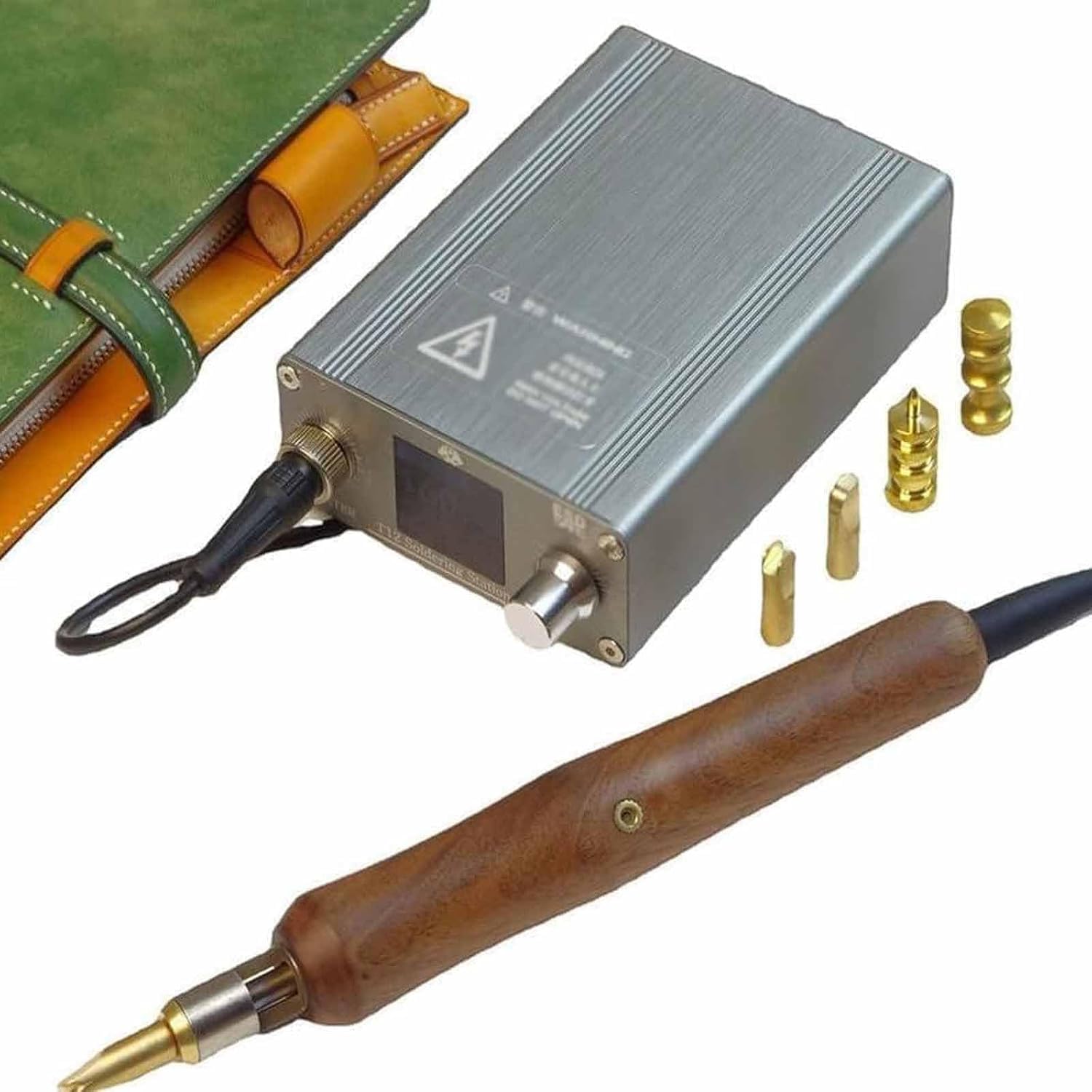 Macchina Per Bordatura E Cordonatura Della Pelle, Strumento Elettrico A Caldo Per Cordonatura Con 14 Punte, Controllo Della Temperatura 80–480°c, Per Lavorazione Della Pelle, Cordonatura