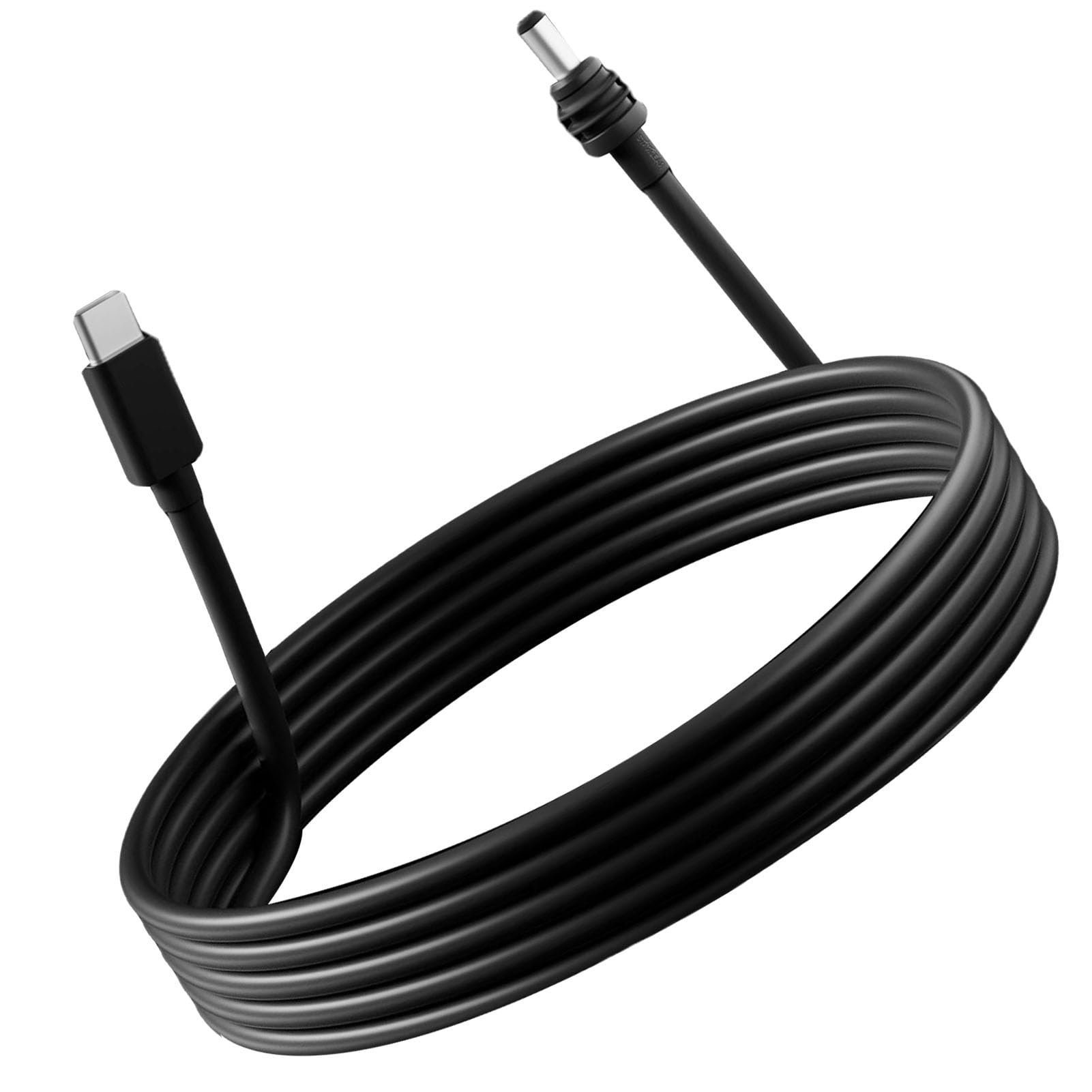 Wodoodporny Kabel Zasilający DC na USB C 18AWG z Solidnymi Metalowymi Złączami do Długotrwałego Użytkowania Idealny do zastosowań Wewnętrznych i Zewnętrznych 5 M Czarny Mosiądz
