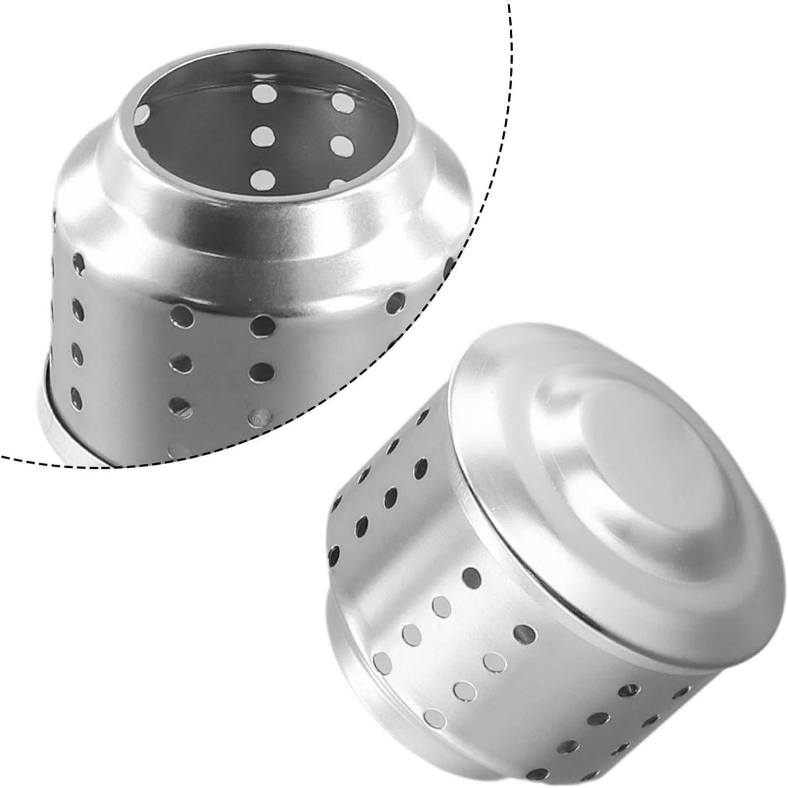 Paraspruzzi Per Caffettiera In Acciaio Inox - Copertura Anti-schizzi Silver - Foto 6