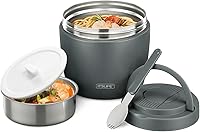 Vista 12 de Termo de Sopa para Comida Caliente Frasco de Comida Aislado 32oz, Contenedor de Almuerzo de Acero Inoxidable con Aislamiento al Vacío - Termo