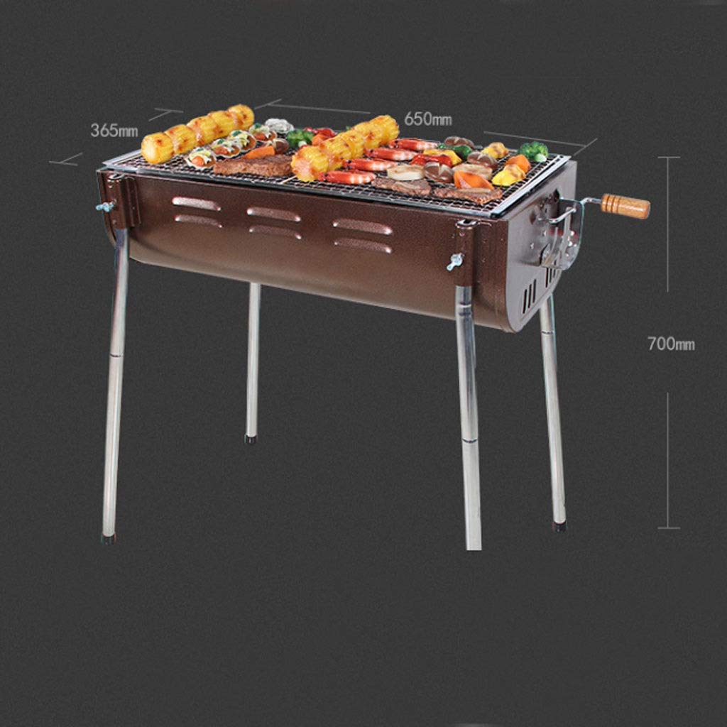 FAXIOAWA griglia per Barbecue Grande griglia per Barbecue Portatile da Esterno per più di 5 Persone Griglia a Carbone Griglia per Barbecue da Picnic Scaffale per Barbecue all'aperto