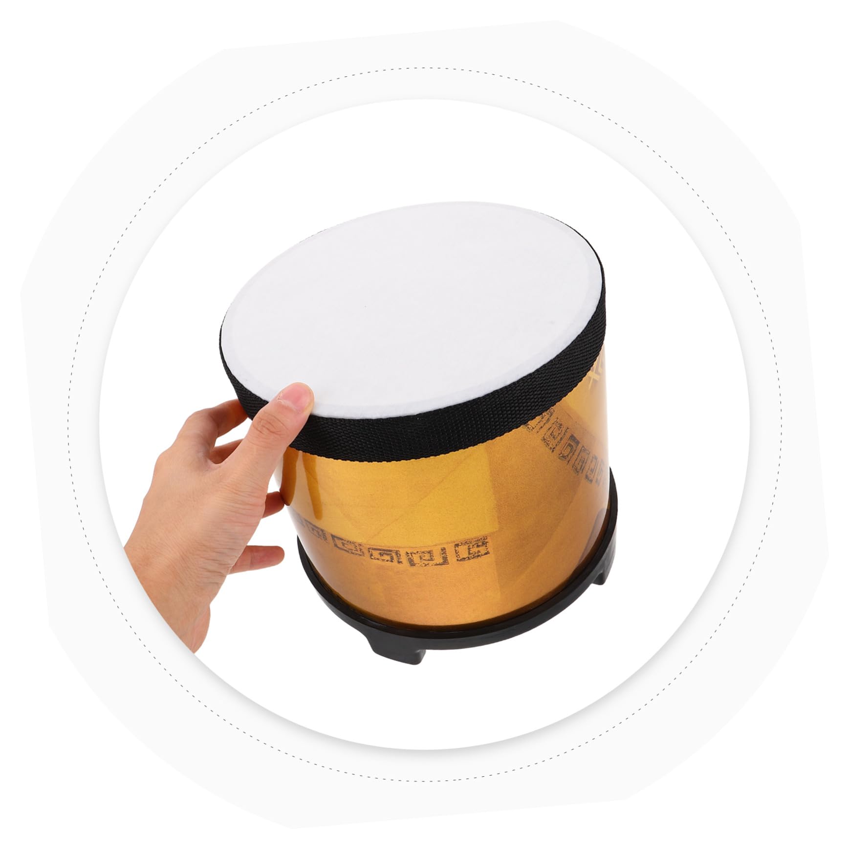 Tambour D’Apprentissage Musical pour Garçon et Filles Dhd8-1, 1 Set