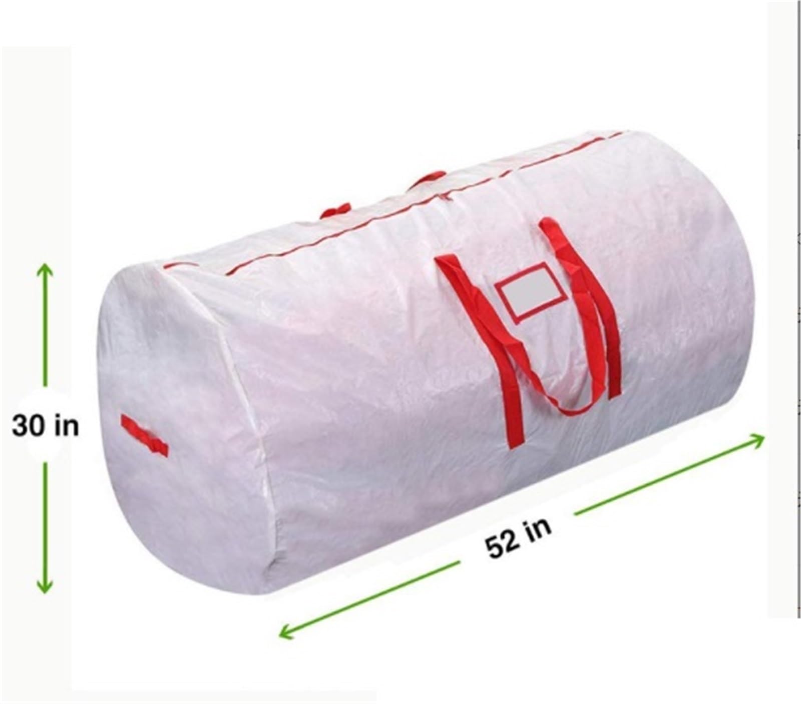 Aufbewahrungstasche für künstlicher Tragbare Weihnachtsbaum-Aufbewahrungstasche. Weihnachts-Aufbewahrungstasche Mit Griffen Und Glattem Reißverschluss Weihnachtsbaum Tasche(White)