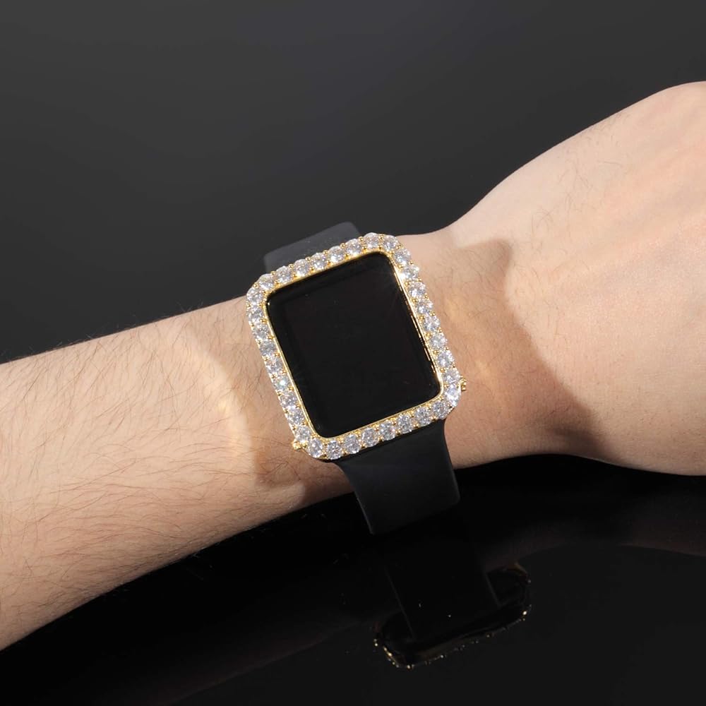 Apple Watch 44mm バケットカット ジルコニア ケース ラバー 【送料