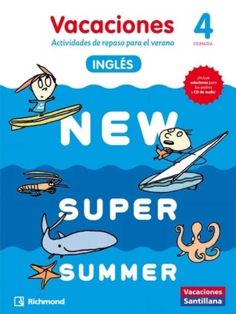 NEW SUPER SUMMER SB 4 + AUDIO 4 (CUADERNOS DE VACACIONES)
