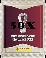 Vista 1 de Panini Serie de pegatinas oficiales de la Copa Mundial de la FIFA Qatar 2022 (50 bolsas de calcomanías)