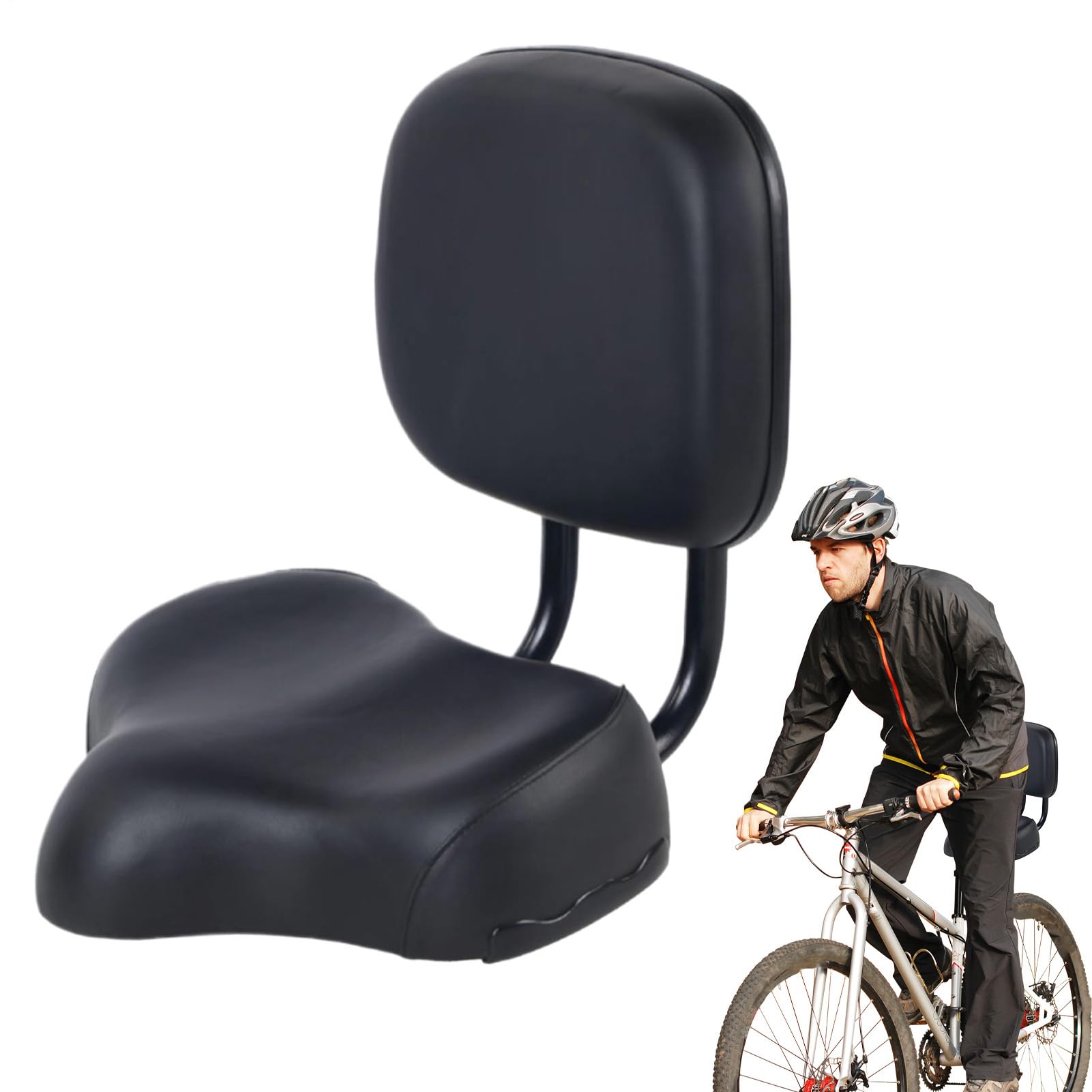 Selle de vélo avec dossier idéal pour la balade et le vélotaf - 8