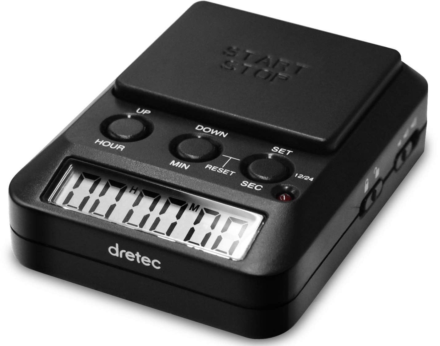 dretec T-587BK Study Timer, Count Up Timer 2, Silent Mode, Black