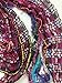 LRW DESIGNS Women’s Handmade Multi Strand Yarn Cowl Scarf, Wine and Multi Colored