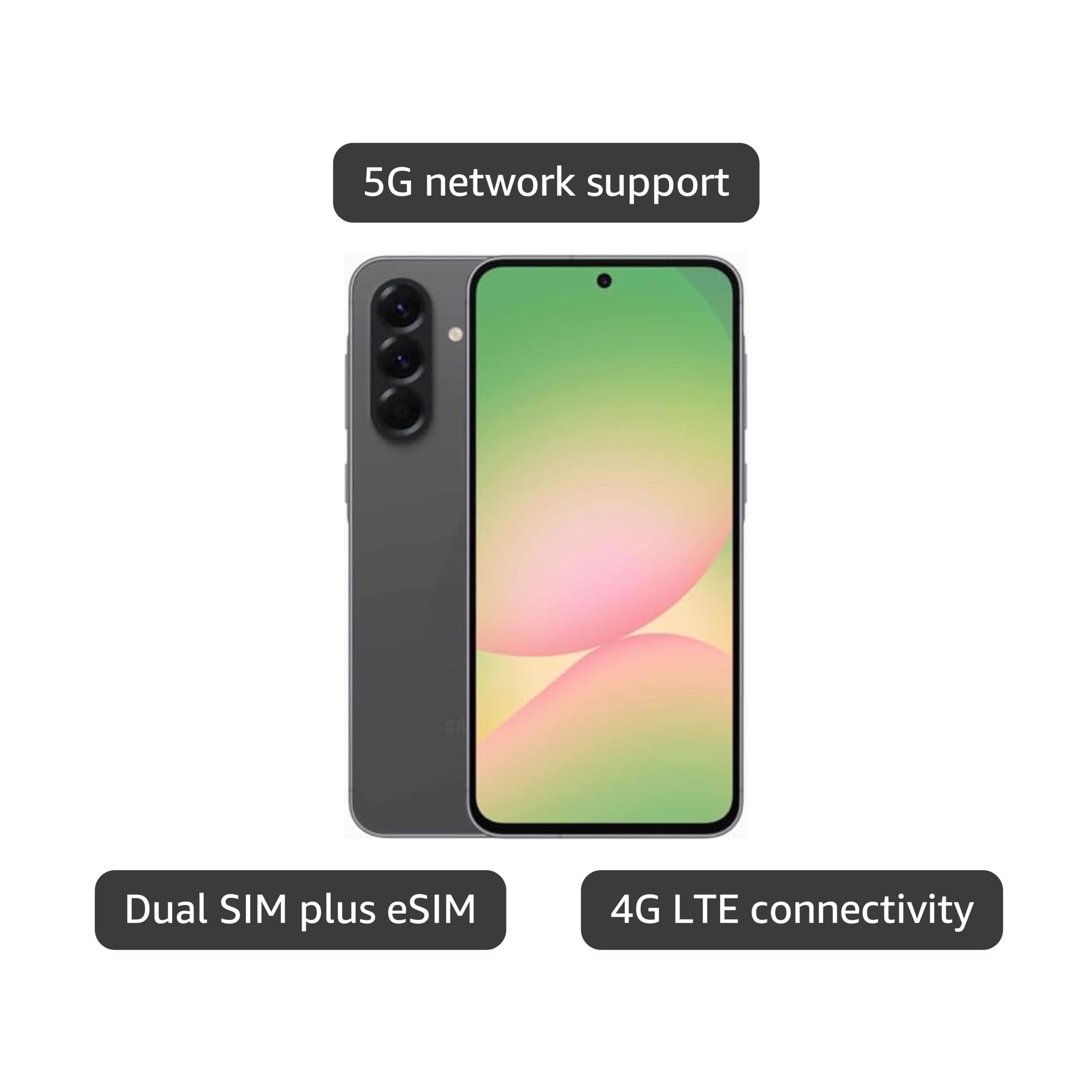 Amazon.com: Samsung Galaxy A56 5G 2025 with AI | 256GB, 8GB, Dual