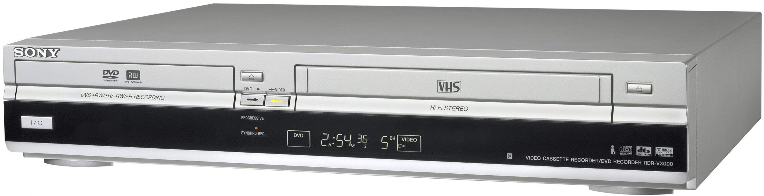 Sony RDR-VX530 DVD Recorder & VHS Combo Player (Renewed)