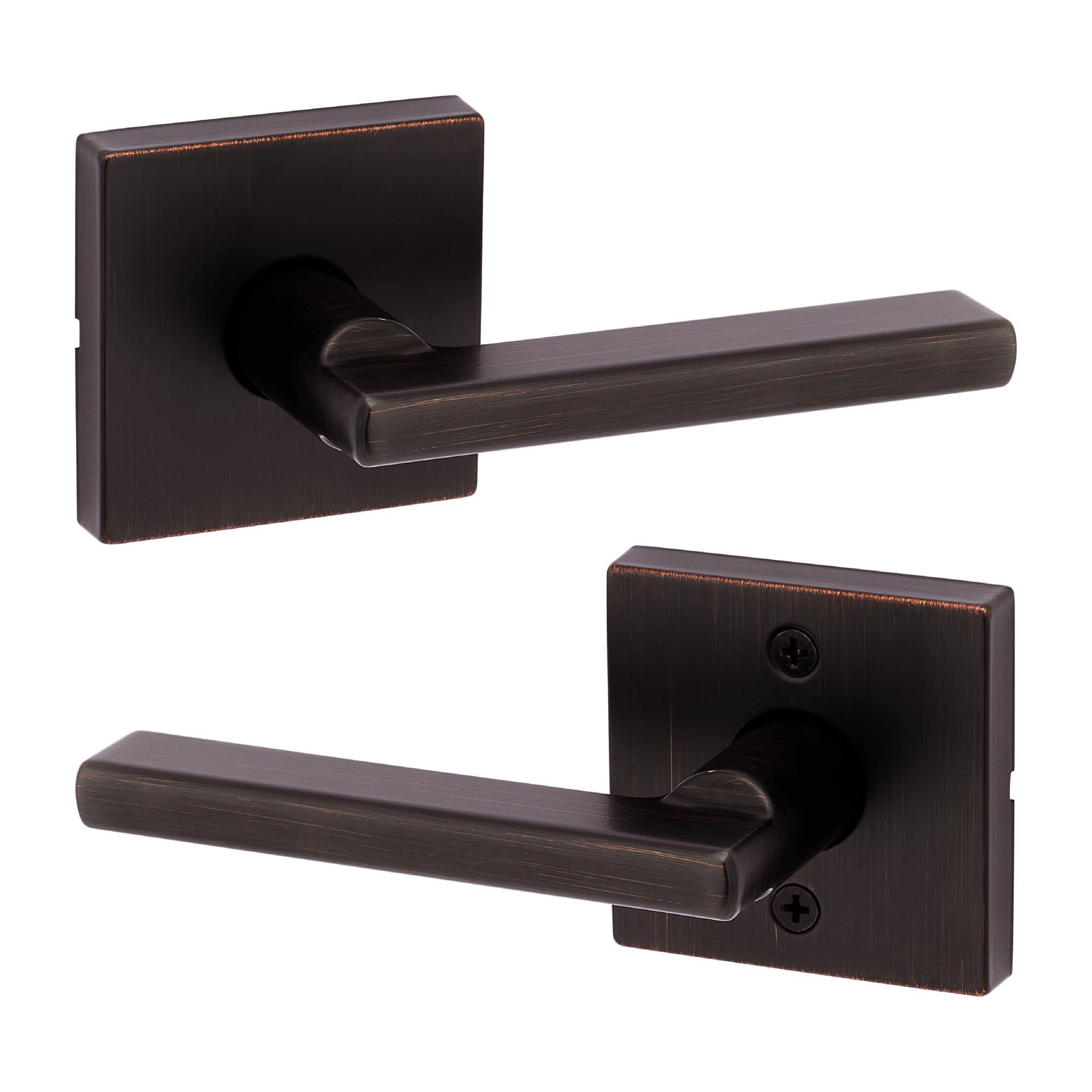Kwikset Halifax - Manija De Puerta De Entrada Con Cerradura | Meses sin